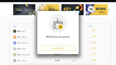binance account suspend