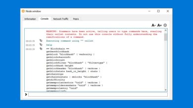 bitcoin console commands