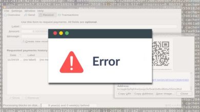 Bitcoin wallet crash