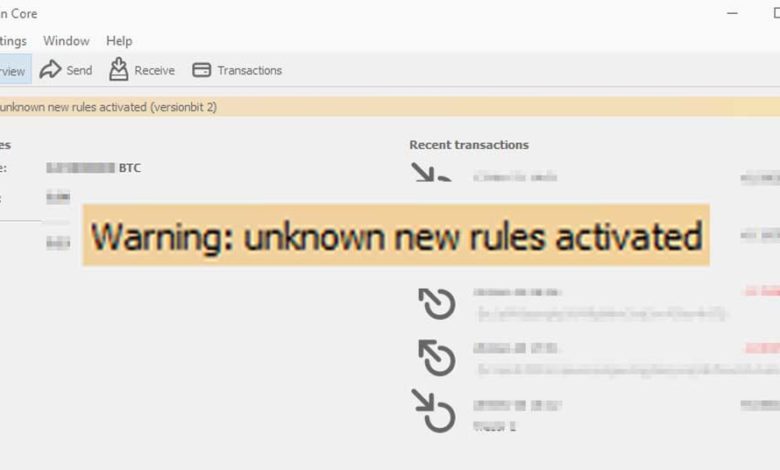 bitcoin unknown rules