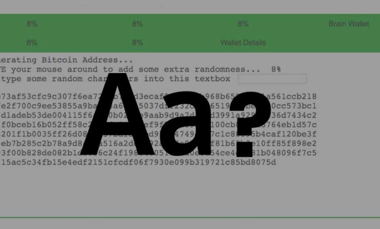 Bitcoin address case sensitive