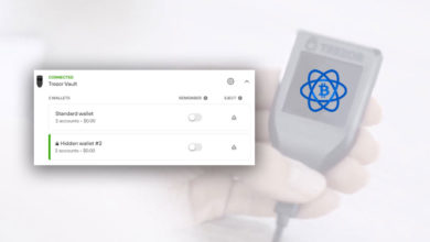 electrum trezor hidden passphrase