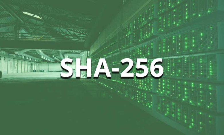 sha-256 algorithm coins