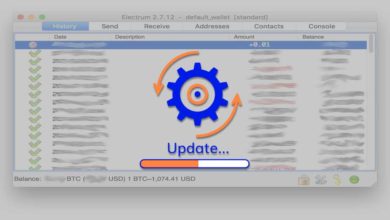 Upgrade Bitcoin electrum wallet
