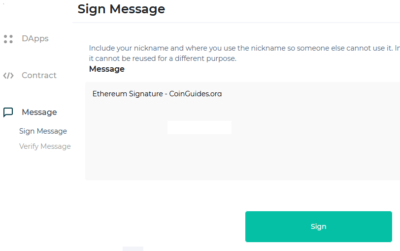 ethereum signature