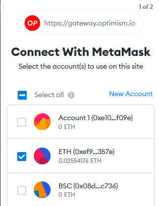 gateway optimism connection