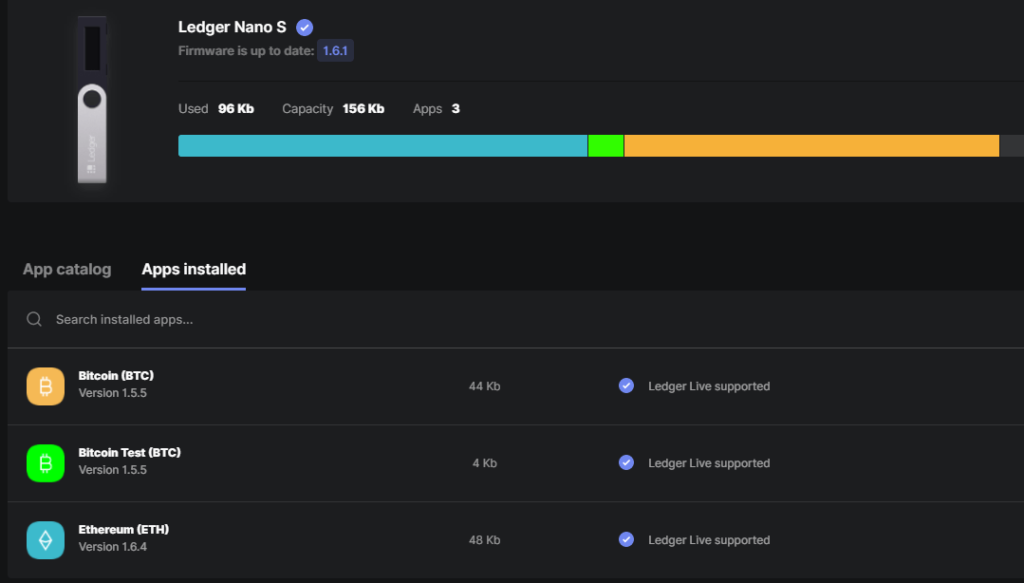 ledger live wallet app