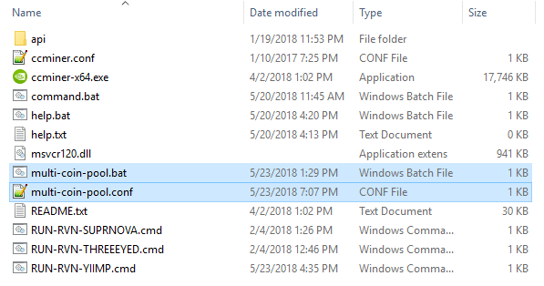 Multiple pool backup