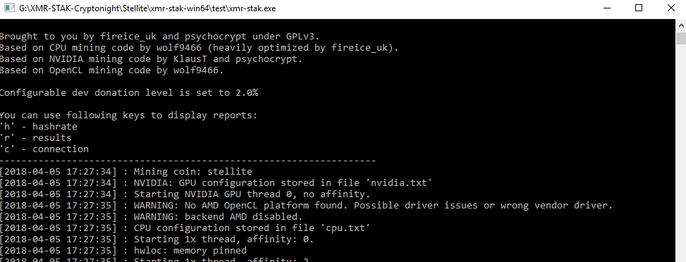 mining with xmr stak